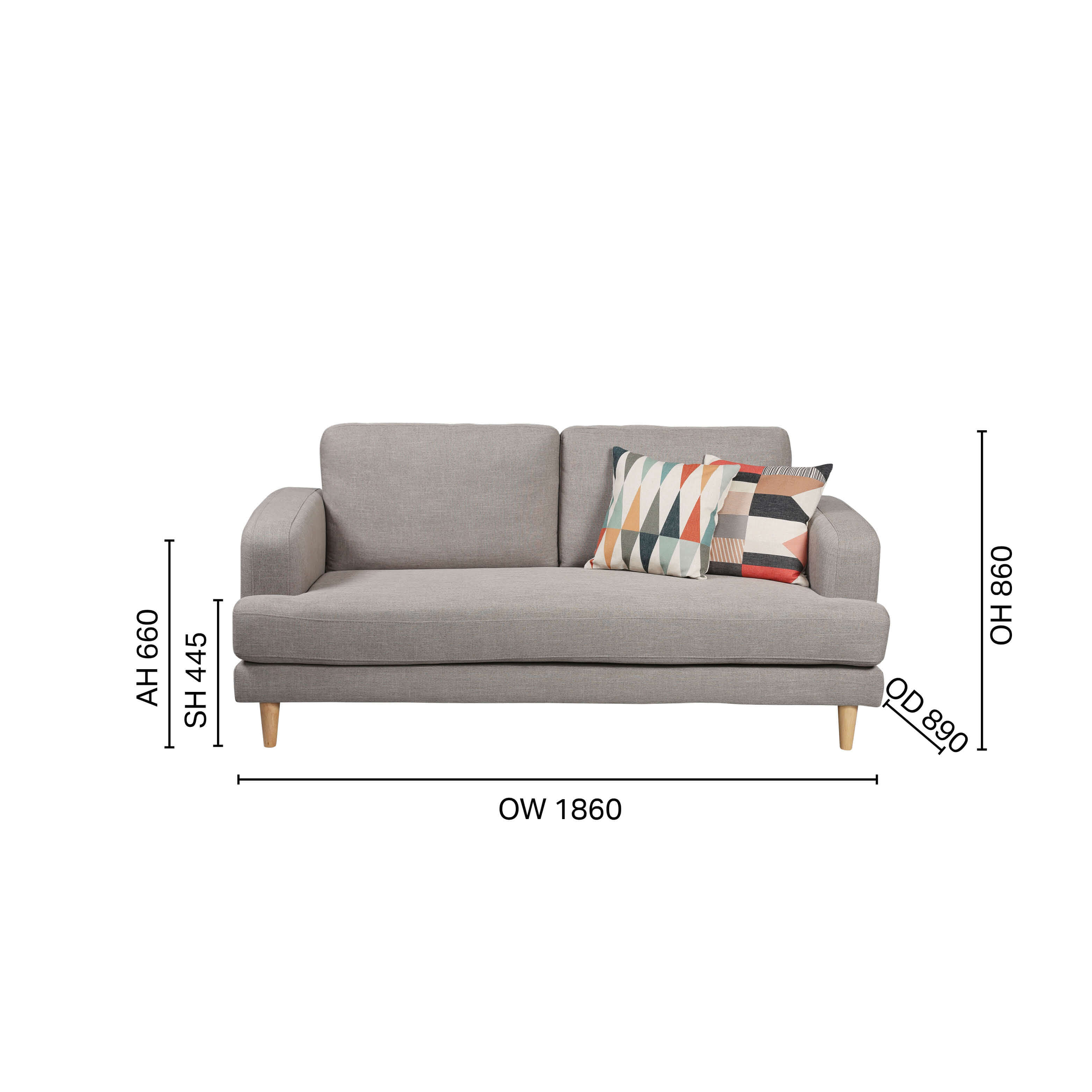 Aiden 3–Seater Sofa